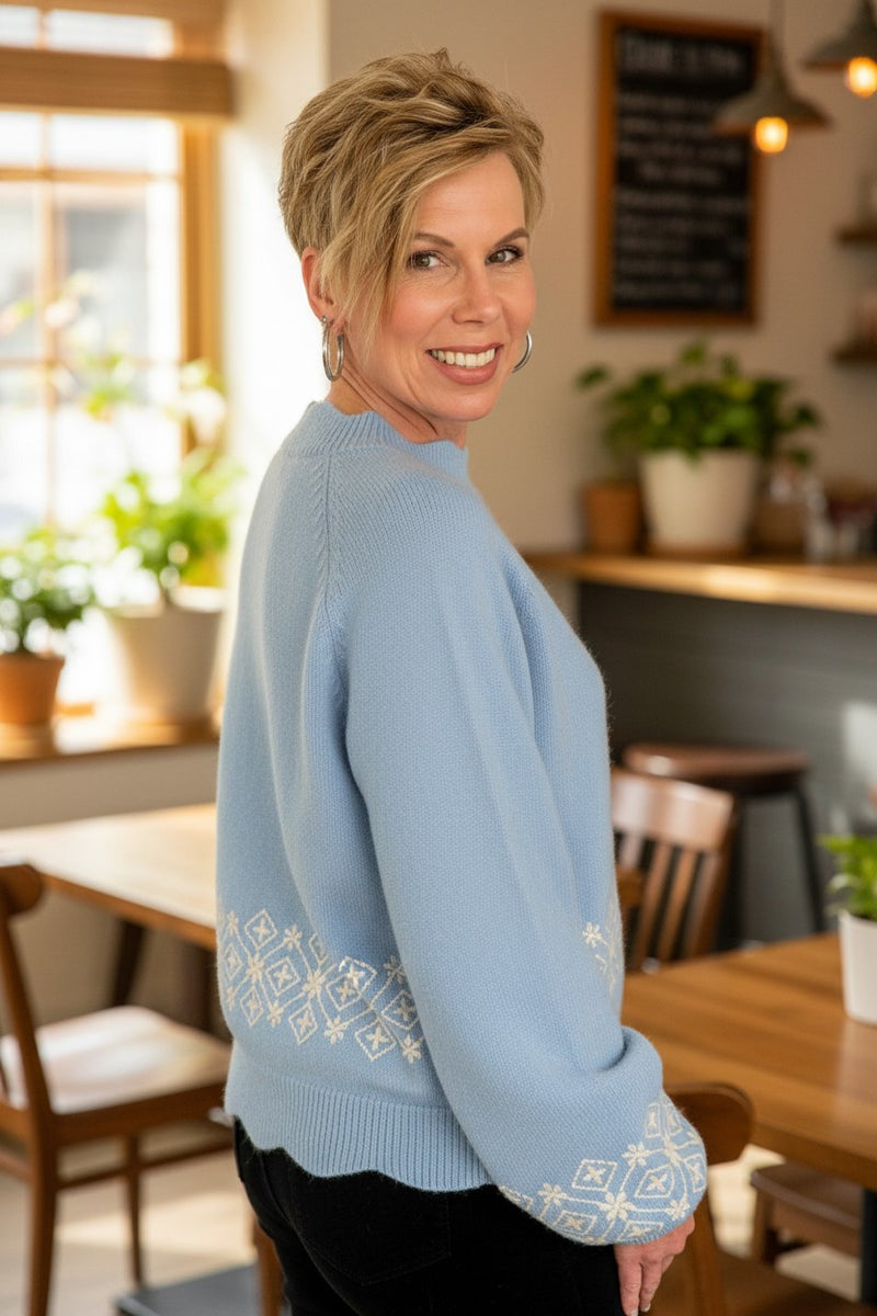 Petal Thread Sweater