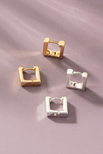 Mini Square Earrings