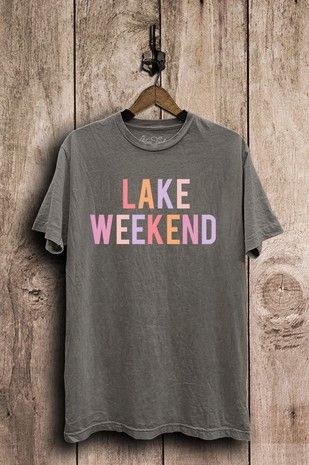 Lake Weekend Graphic