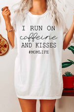 CAFFEINE MOM LIFE GRAPHIC T-SHIRT