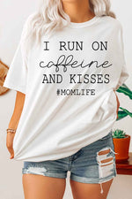 CAFFEINE MOM LIFE GRAPHIC T-SHIRT