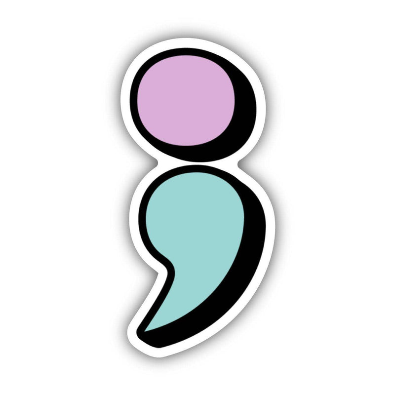 Semicolon Sticker
