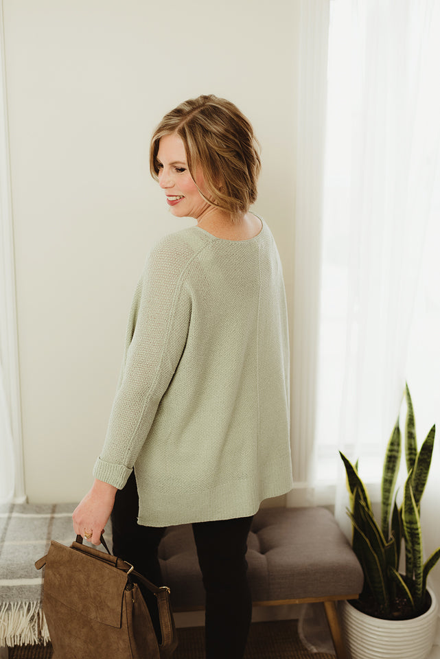 Slouchy V Sweater