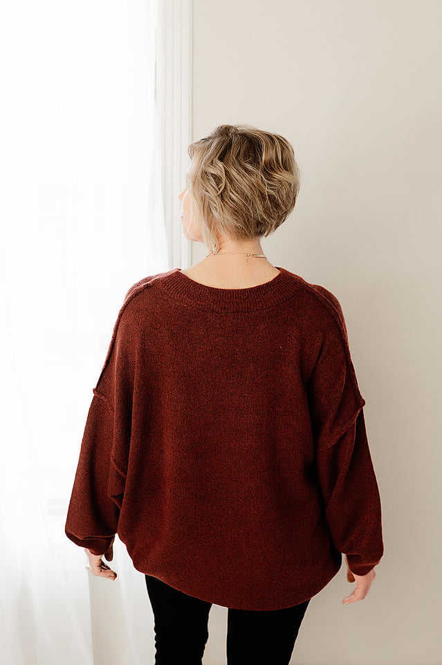 Oversized Melange Sweater