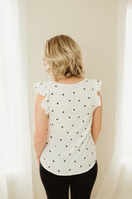 Two Tone Dot Top