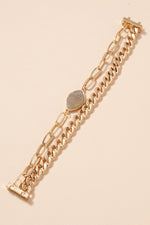 Stone Chain Bracelet