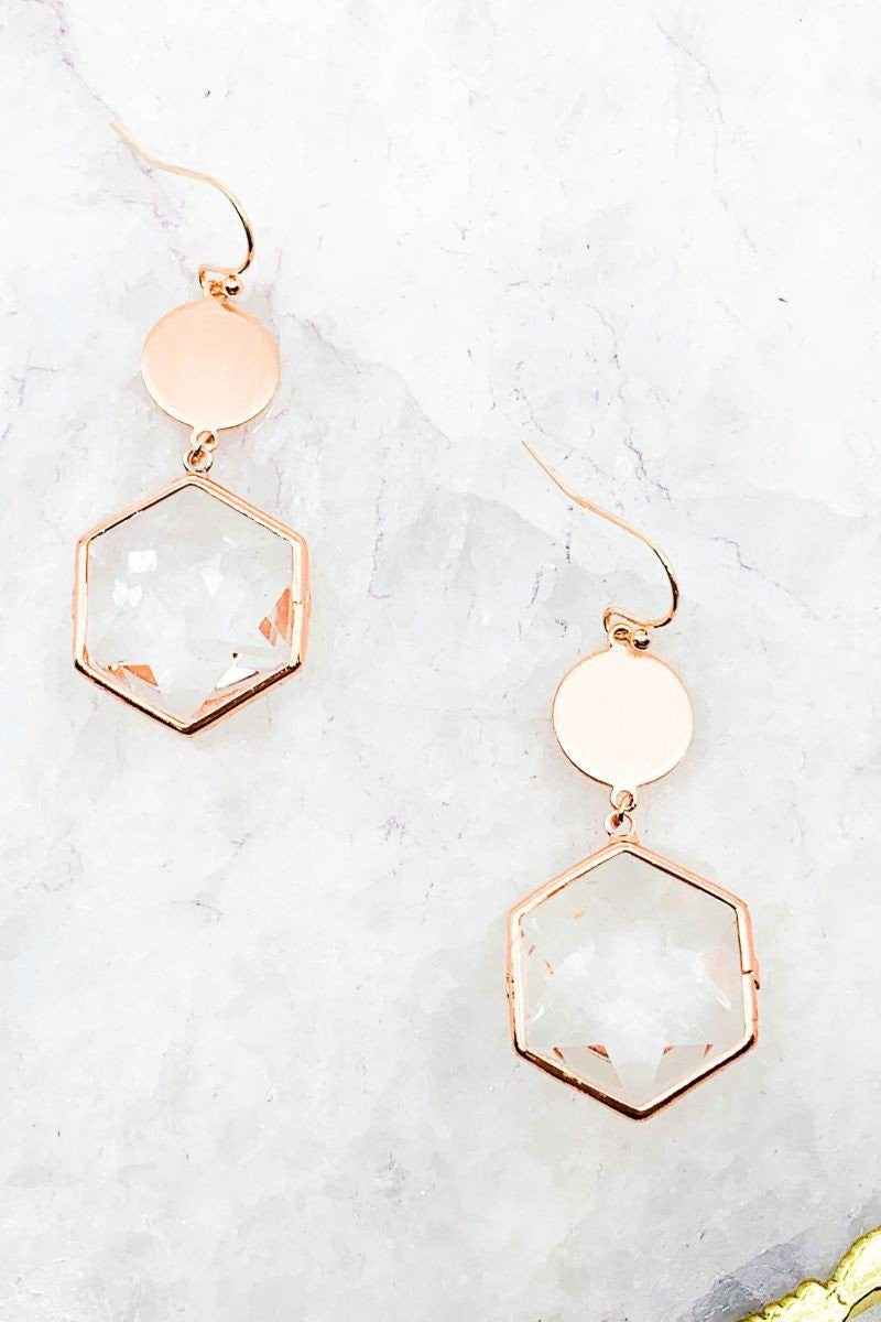 Faceted Hexagon Stone