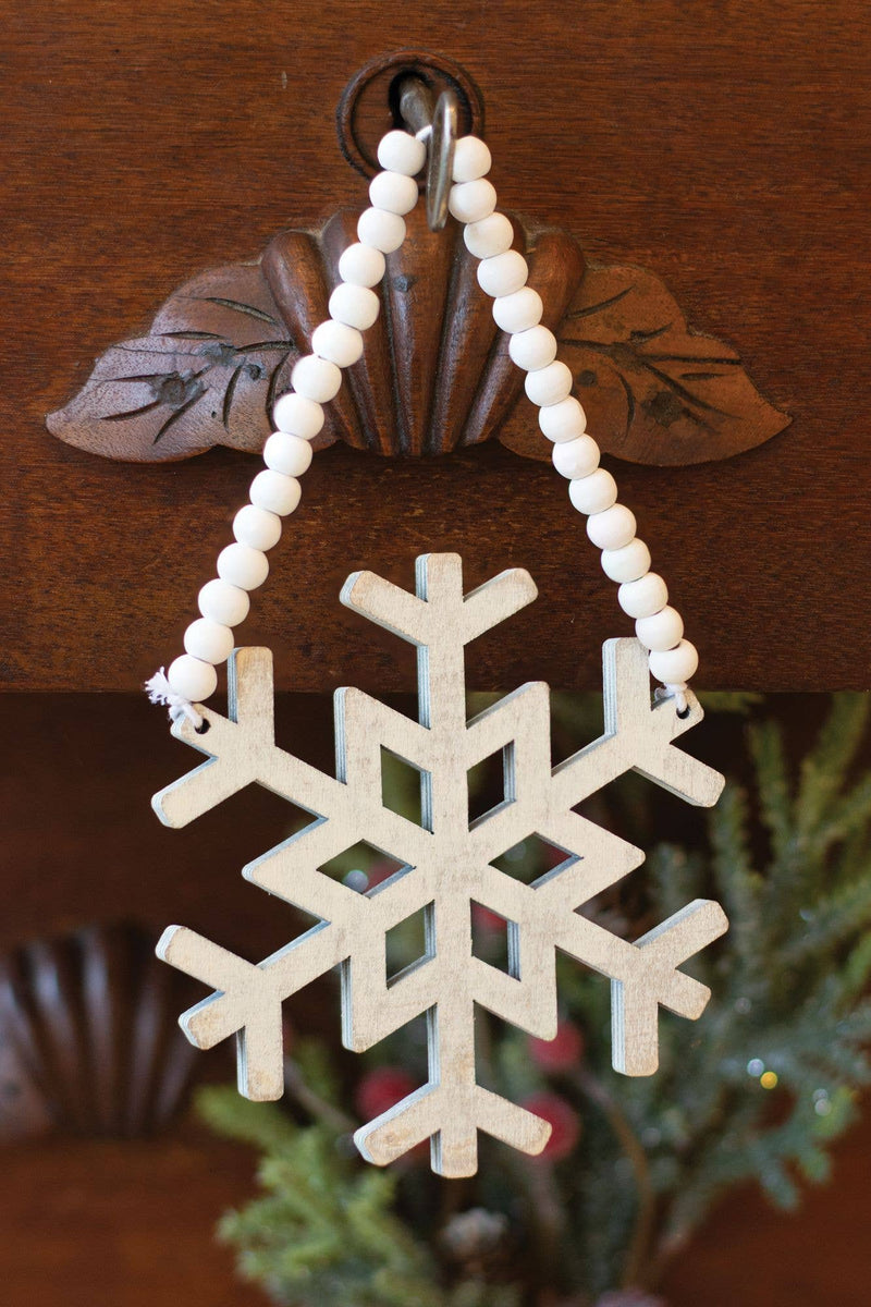 Distressed Snowflake Ornament