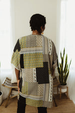 Patch Print Kimono