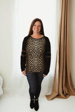 Raglan Sleeve Leopard