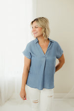 Collared Chambray