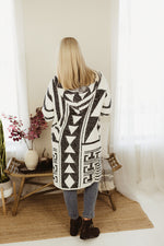 Ethnic Hoodie Cardi