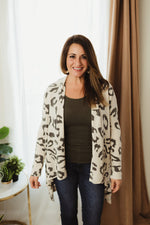 Animal Brushed Cardi