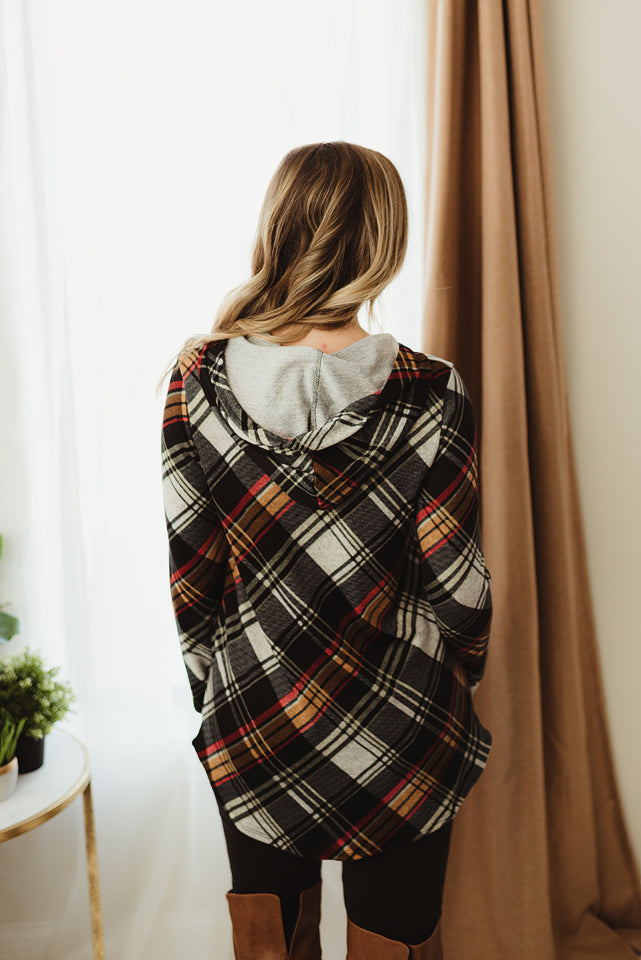 Plaid Hooded