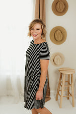 Relaxed Striped Dress