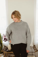 Oversized Slit Sweater