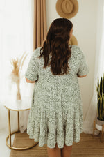 Floral Button Tiered