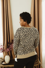 Leopard Pullover Sweatshirt