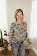 Brushed Camo Pullover