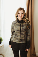 Camo Two-Fer Top