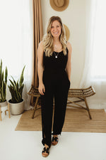 Split Hem Jumpsuit