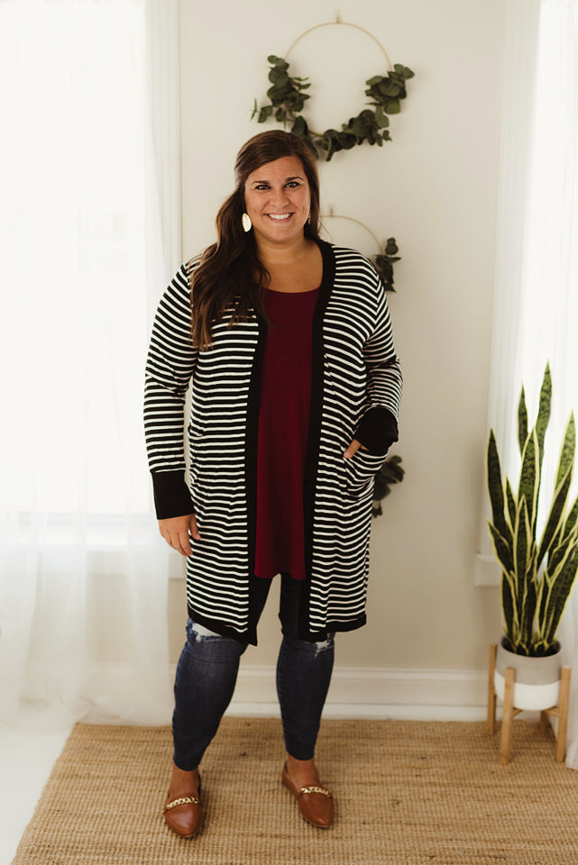 Striped Cardi