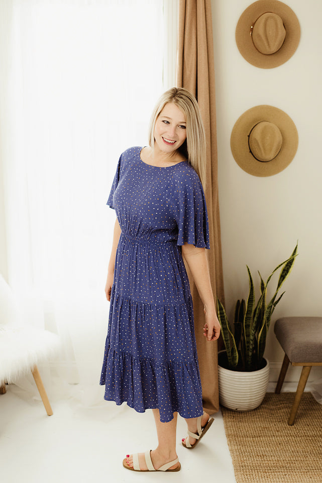 Spotty Tiered Dress