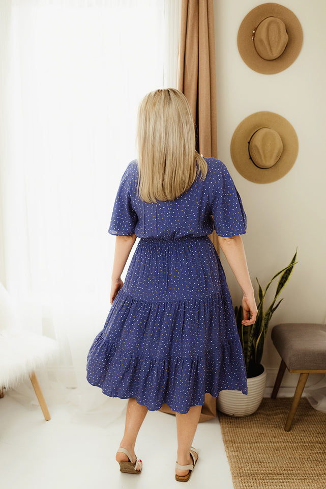 Spotty Tiered Dress