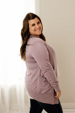 Curvy Rib Banded Cardigan