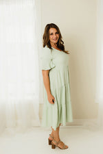 Woven Tiered Dress