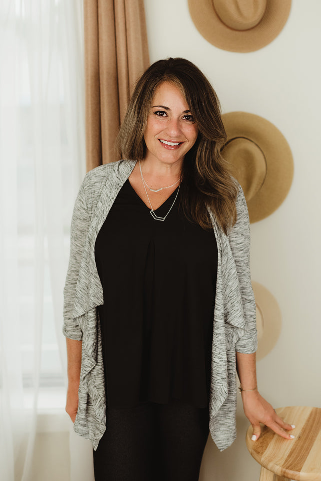 Ribbed Knit Cardigan