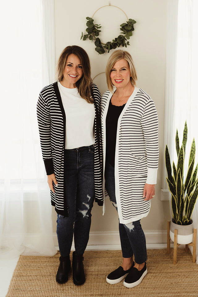 Striped Cardi