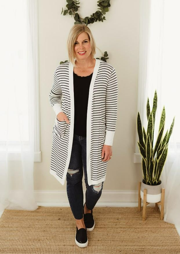 Striped Cardi