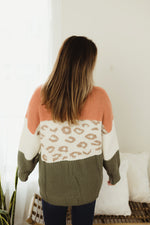 Leopard Mixed Sweater