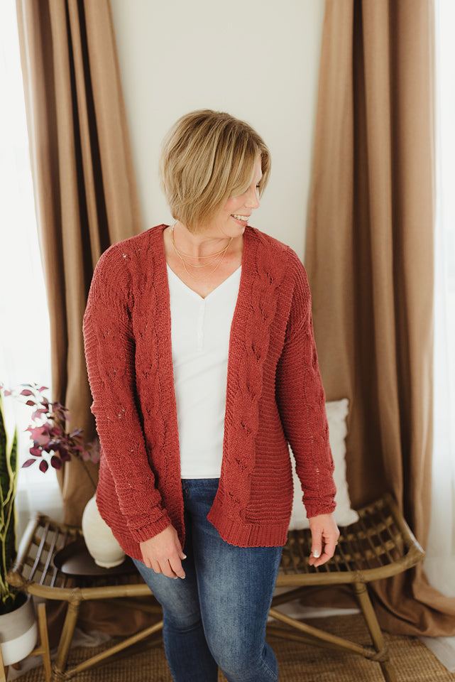 Cable Chenille Sweater