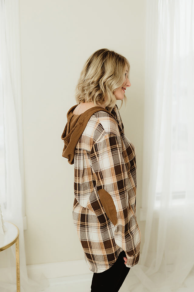 Hooded Plaid Patch