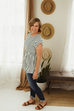 Striped Mixed Top