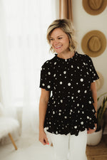 Spotty Tiered Top