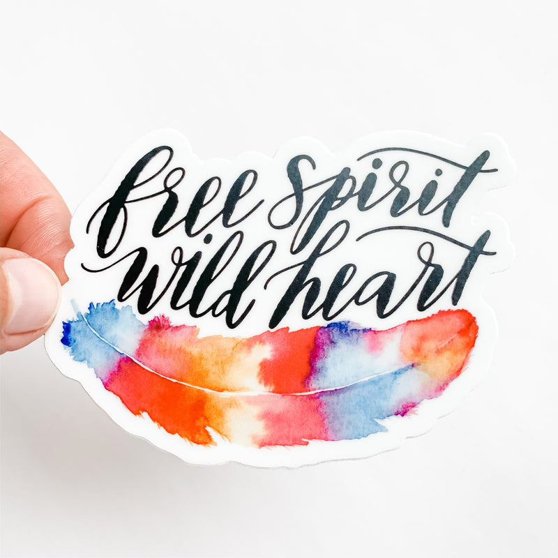 Free Spirit Wild Heart Sticker