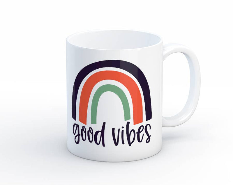 Good Vibes Rainbow Mug