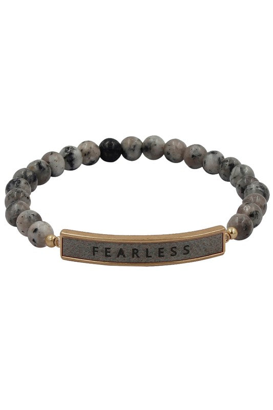 Fearless Beaded Bracelet