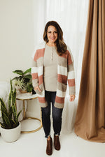 Stripe Sweater Cardi