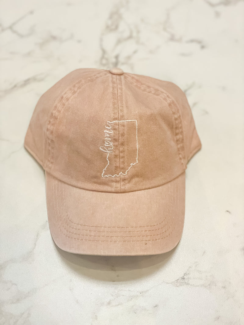 Embroidered Indiana Home Hat