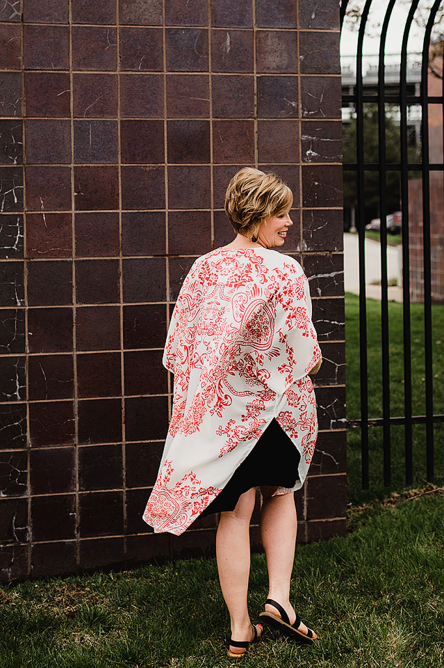 Floral Chiffon Cover-Up