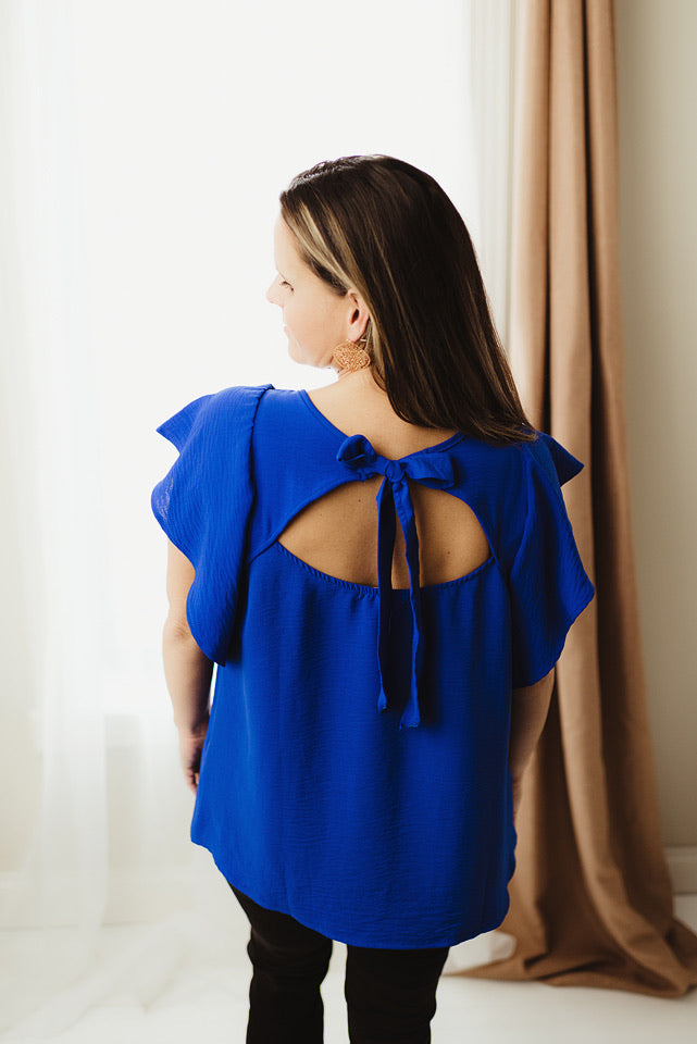 Flutter Sleeve Top