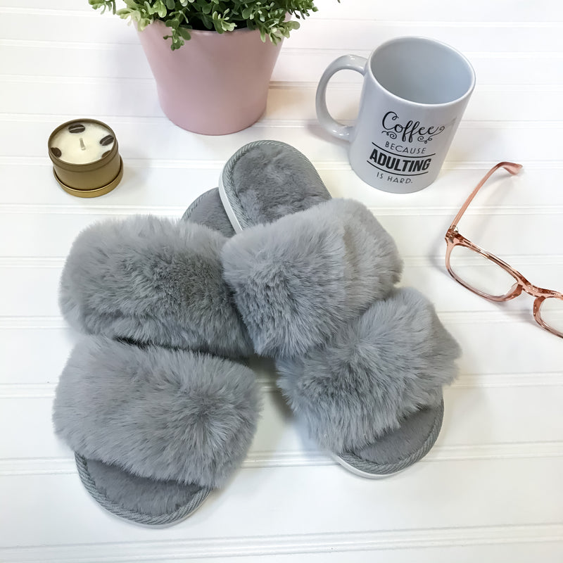 Double Fur Slippers