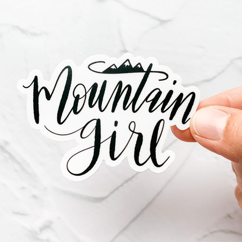Mountain Girl Sticker