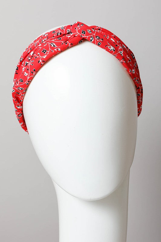 Floral Twist Headwrap
